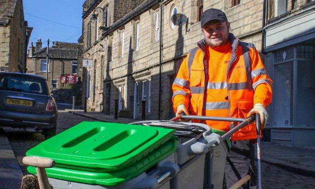 Meet Honley’s friendly neighbourhood roadsweeper