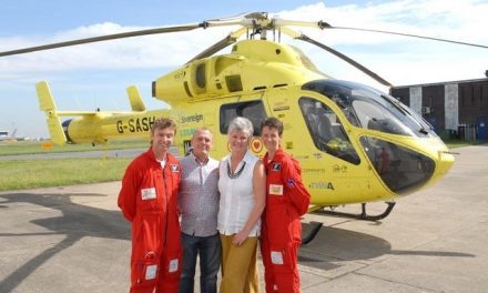 Helicopter heroes have raised almost £70k for Yorkshire Air Ambulance