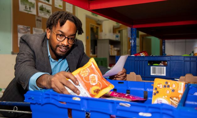 Grand gesture as Stafflex backs Welcome Centre food bank