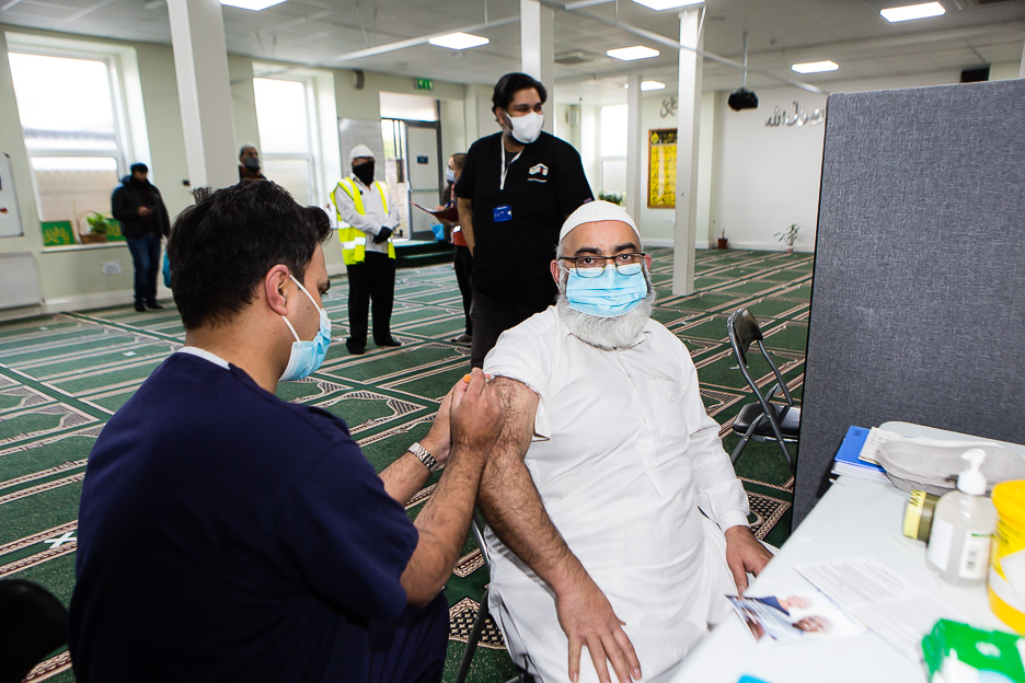 First pop-up vaccination clinic at Birkby mosque