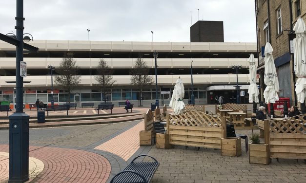 Pop-up hospitality marquees for Huddersfield town centre