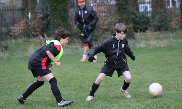 Junior footballers at Laund Hill Under-11s loving being back after lockdown