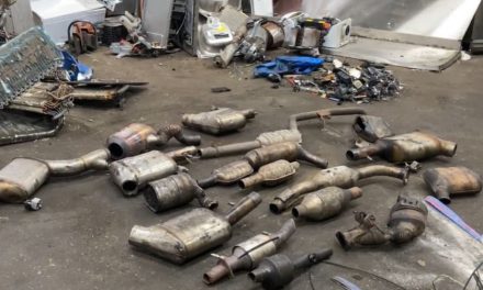 Police crackdown on thefts of catalytic converters and the precious metals they contain