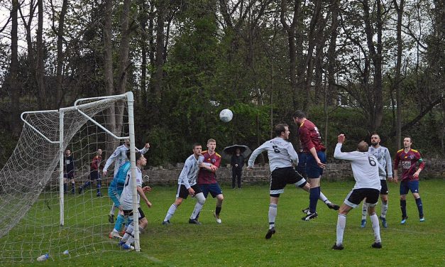 Only 7 matches escaped the weather in the Huddersfield District League but there were 51 goals scored!