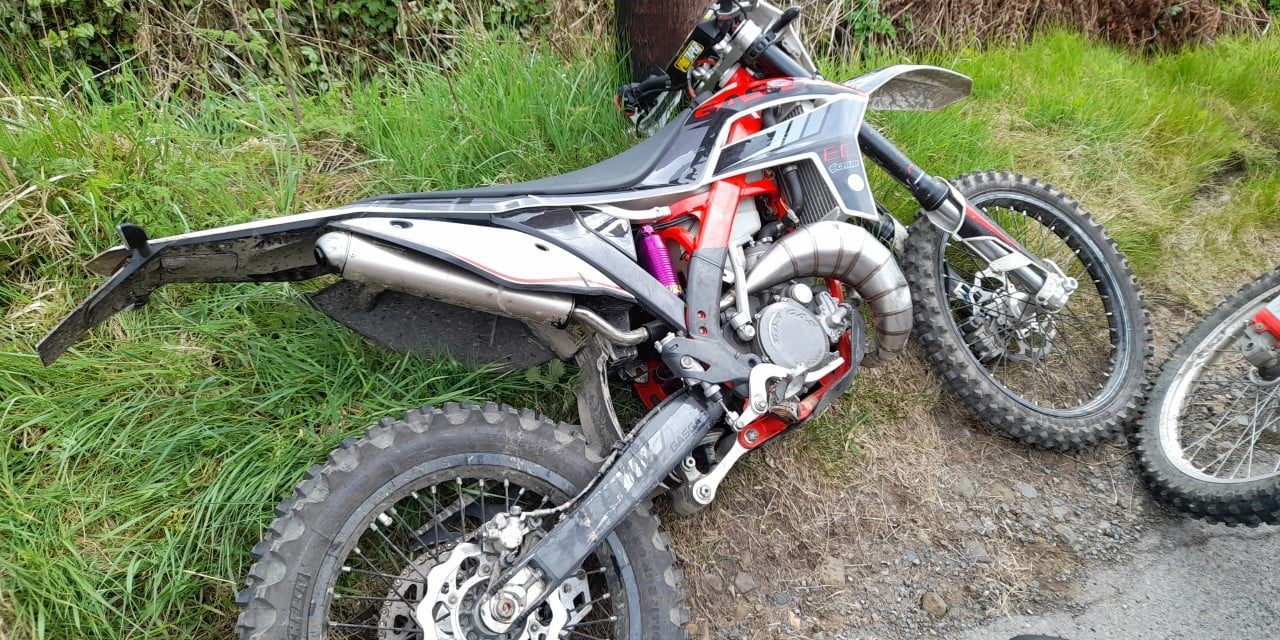 Police seize illegal off-road bike and want more information on nuisance bikers