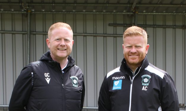 Golcar United’s Ash and Gav Connor want three points on Saturday to help them celebrate eight years at the club