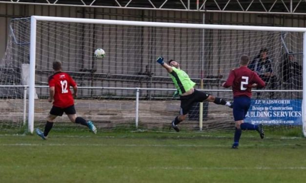 Alex Kemp scores hattrick for Holmbridge as they climb to the top of division one in the Huddersfield District Football League