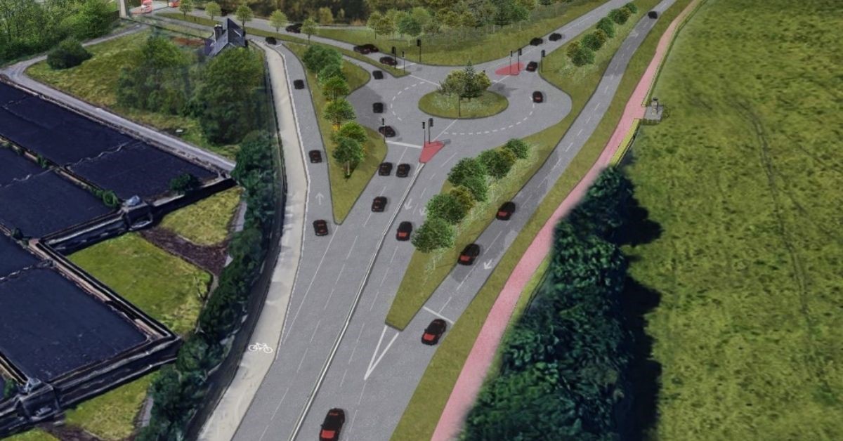 New-look Cooper Bridge roundabout revealed by Kirklees Council