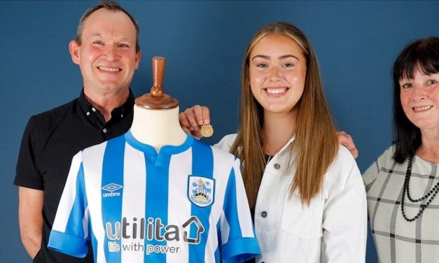 Family of Billy Smith show pride in new Huddersfield Town shirt which bears his name