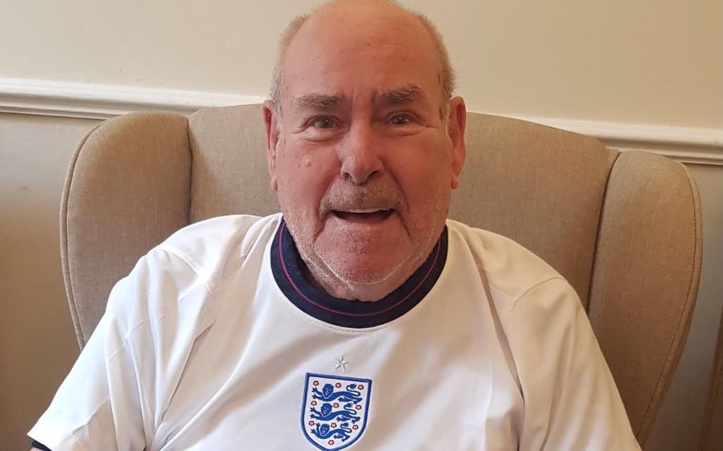 Football’s Coming Home – to Aden View Care Home, that is