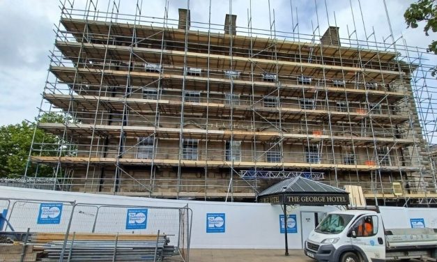 Huddersfield Blueprint: Latest on ‘mystery’ building, car park demolition and scaffolding on the George hotel