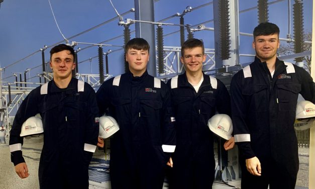 Electrical engineering firm Smith Brothers welcomes four apprentices