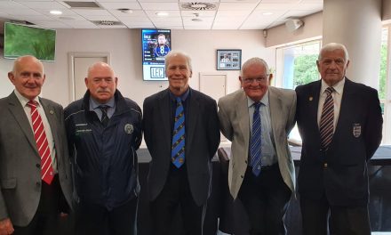 Four dedicated officials honoured for a lifetime of commitment to grassroots football