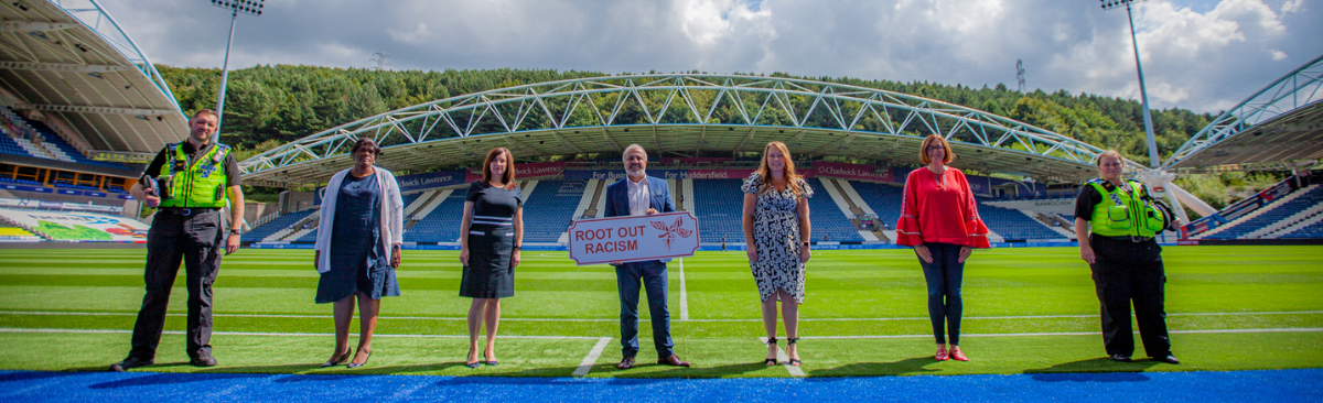 Campaign to root out racism kicks off at the John Smith’s Stadium