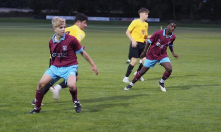 Keelan Grist and Kobe Mulvihill-Simpson score nine goals between them as Emley AFC under-18s win 14-1!
