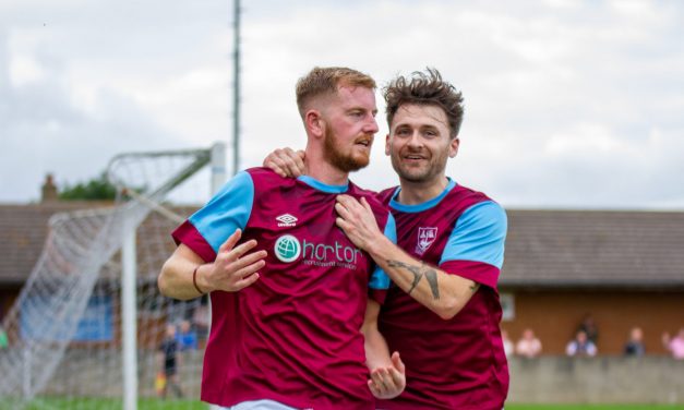 Penalty shoot-out hero Hayden Webster kept his cool to fire Emley AFC into the first round of the FA Trophy