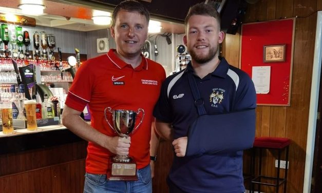 Vital funds raised at Brockholes Bowling Club as James Davidson picks up The Weston Park Trophy in memory of Paul Sykes