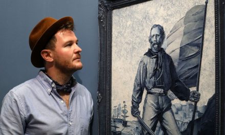 How Ian Berry’s amazing denim tribute to Italian hero Giuseppe Garibaldi helps uncover the fascinating history of blue jeans