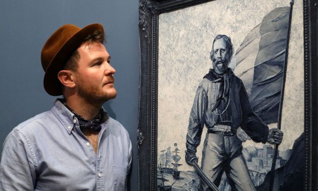 How Ian Berry’s amazing denim tribute to Italian hero Giuseppe Garibaldi helps uncover the fascinating history of blue jeans