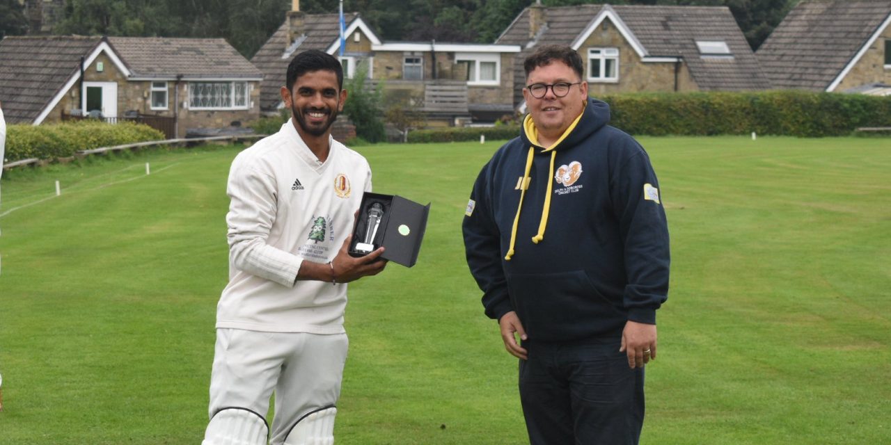 Sri Lankan Roscoe Thattil wins Huddersfield Cricket League’s overseas player award but his return home is delayed by Covid and economic uncertainty