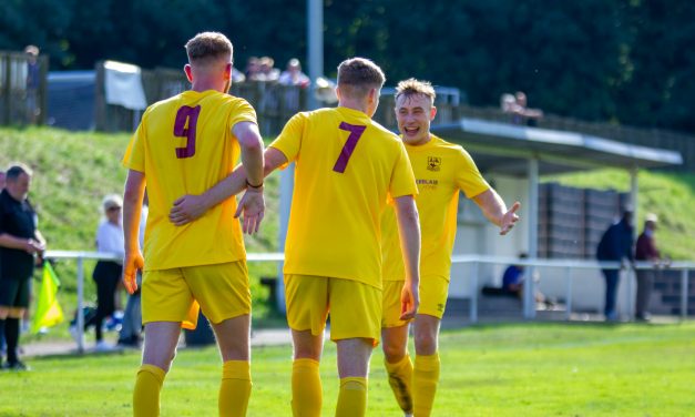 Ryan John’s cracking late winner at Sherwood means first win of the season for Emley AFC’s merry men