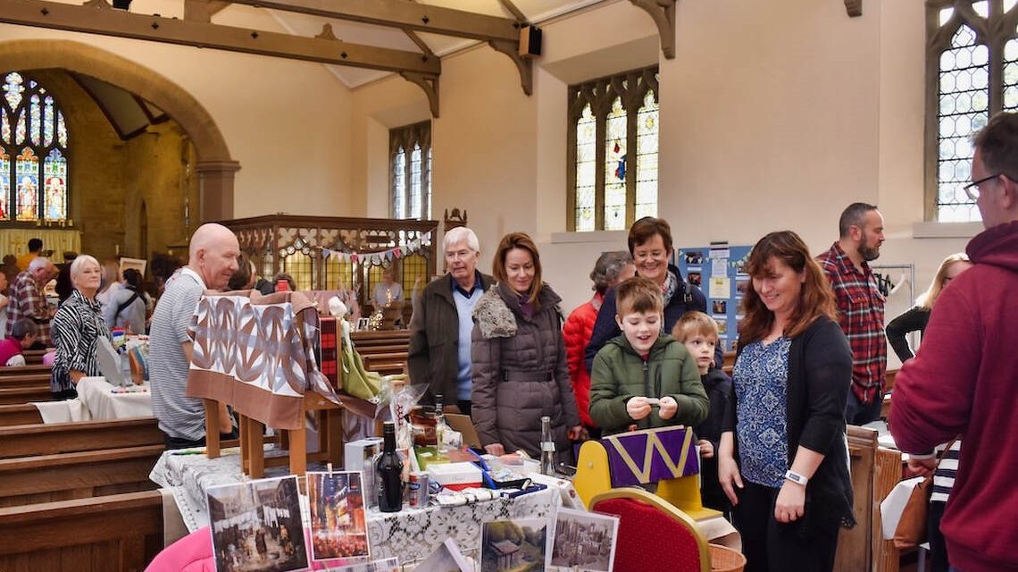 The Farnley Tyas Craft Fair is back at St Lucius’ Church and the Community Cafe is open on Tuesdays