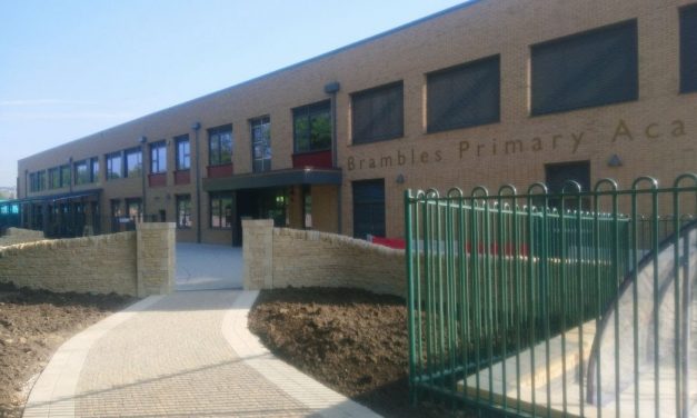 Staff and pupils excited over completion of the new Brambles Primary Academy