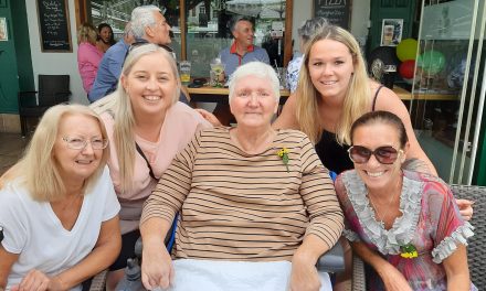 Brian Hayhurst says farewell to popular Costa del Sol restaurateur Sue O’Sullivan who served him his first kangaroo steak