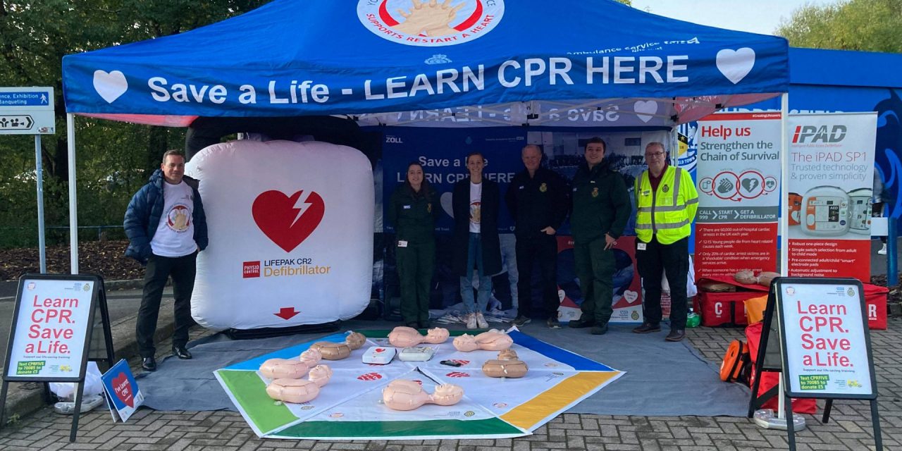Huddersfield Town and Yorkshire Ambulance Service promote CPR – a life-saving skill you hope you’ll never need