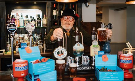 The Woodman Inn supports the Poppy Appeal with the return of Timothy Taylor’s Landlord