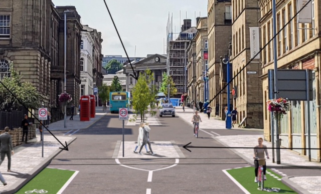 John William Street and Northumberland Street could become tree-lined ‘boulevards’ with 20mph speed limit