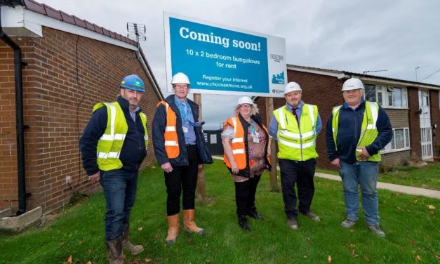 Kirklees Council’s new bungalows are built in the factory by ex-offenders who are learning new skills