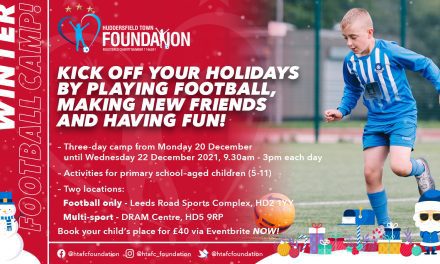 Huddersfield Town Foundation hosts activity sessions for kids in the week before Christmas