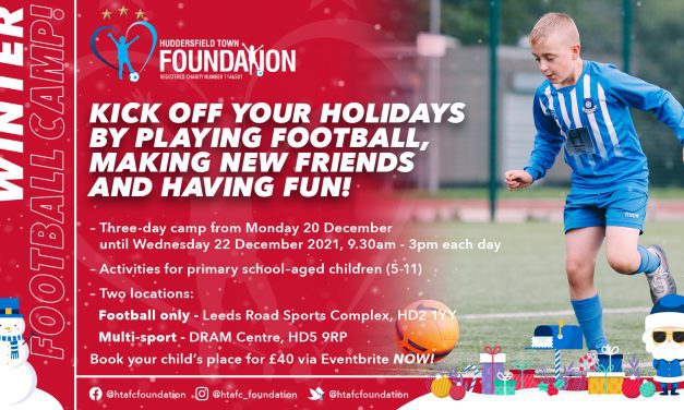 Huddersfield Town Foundation hosts activity sessions for kids in the week before Christmas