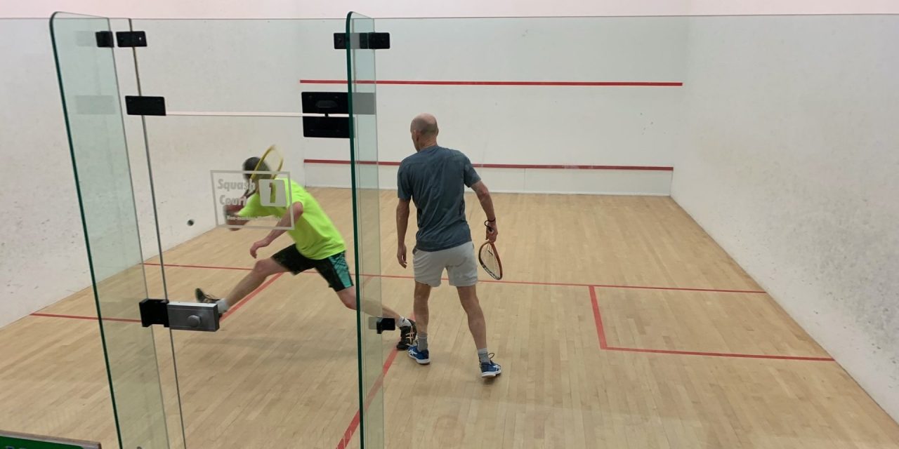 Neil Baldwin puts in imperious display as Huddersfield Lawn Tennis and Squash Club claim comfortable racketball victory