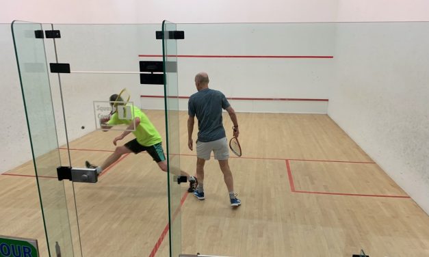 Neil Baldwin puts in imperious display as Huddersfield Lawn Tennis and Squash Club claim comfortable racketball victory