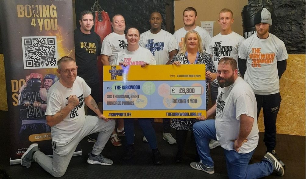White collar boxers punch above their weight to raise money for The Kirkwood in memory of loved ones