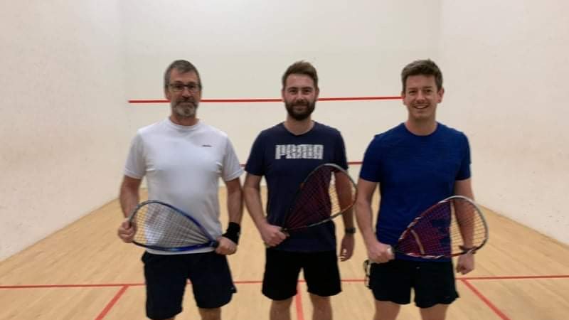 Dave Sykes was the top performer for Huddersfield Lawn Tennis & Squash Club in latest racketball match