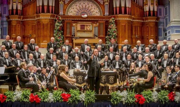 Honley Male Voice Choir put their best feet forward to help improve mental health and wellbeing