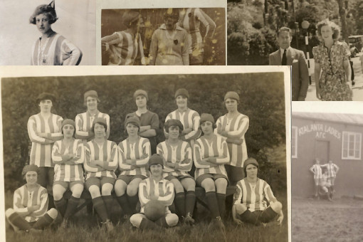 Five unseen photographs of Huddersfield Atalanta women’s football pioneer Constance Waller