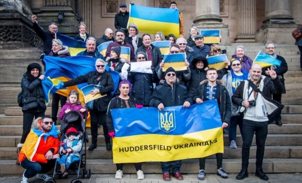 A thank you from Huddersfield’s Ukrainian community for all those who #StandWithUkraine