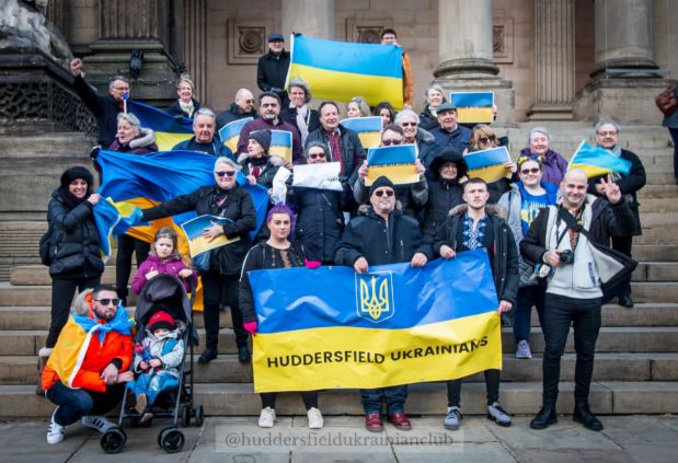 A thank you from Huddersfield’s Ukrainian community for all those who #StandWithUkraine