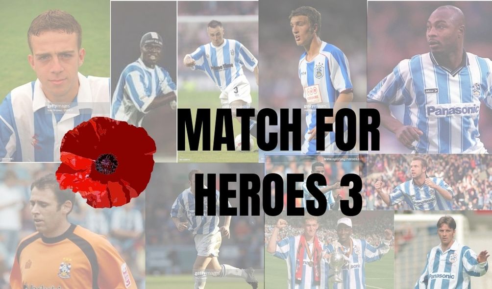 Meet the Huddersfield Town legends who are playing in Match for Heroes 3 at Golcar United in May and how you can buy tickets