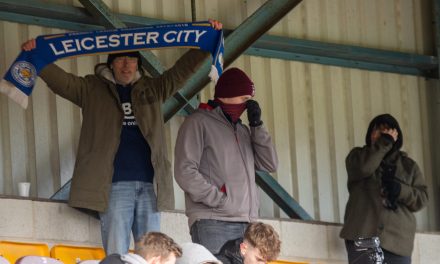 Emley AFC Fan Gallery: Phones, food, the odd pint and a random Leicester City fan – just another day at the Fantastic Media Welfare Ground
