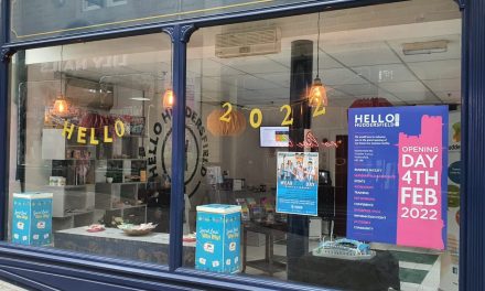 Huddersfield BID opens its new ‘Hello Huddersfield!’ shop and office base which offers tourist information, artisan gifts and business meeting space