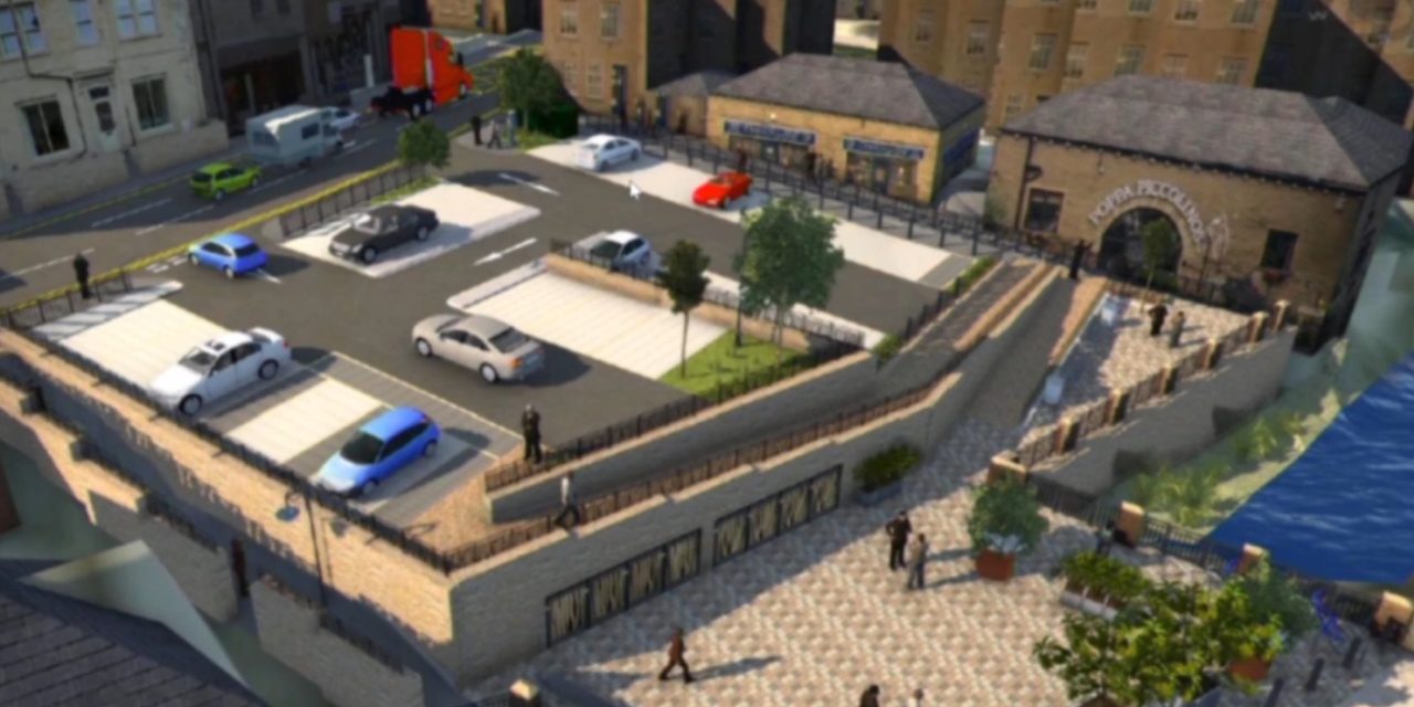 Holmfirth Market Hall to be demolished and replaced with a car park and events space and here’s how it might look