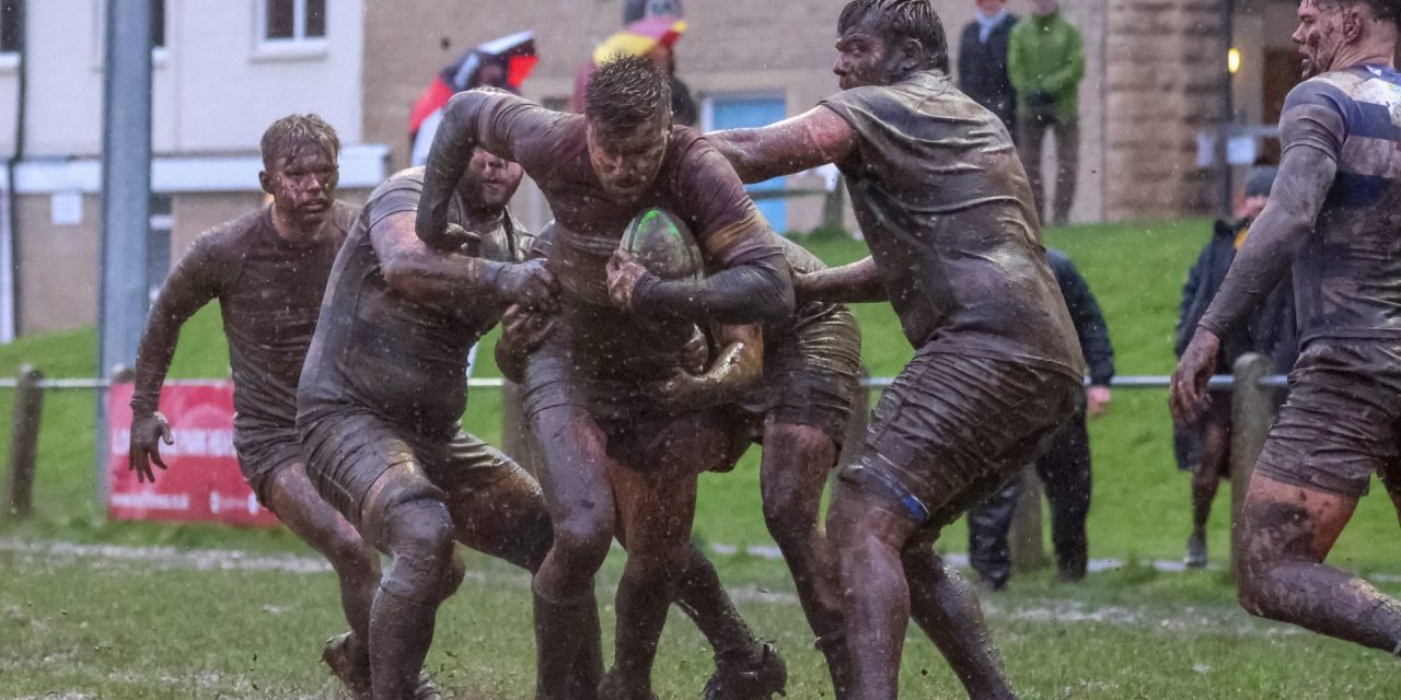 Muddy hell! Double blow as Huddersfield RUFC are denied win by rule breach then lose against Tynedale in atrocious conditions at Lockwood Park