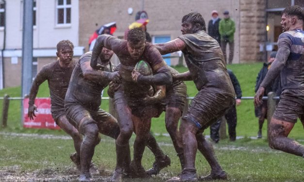 Muddy hell! Double blow as Huddersfield RUFC are denied win by rule breach then lose against Tynedale in atrocious conditions at Lockwood Park