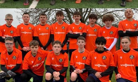 Teams at Linthwaite FC have been kitted out in new training tops after smashing a climate change challenge