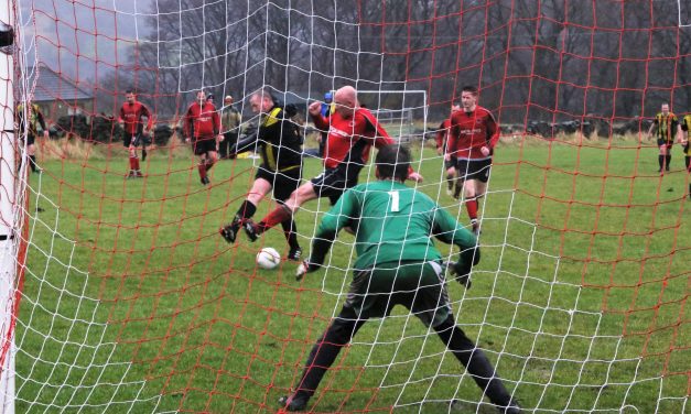 Irish eyes are smiling as Heywood moved four points clear at the top thanks to goals from Kieron Mayall and Nathan Eastwood